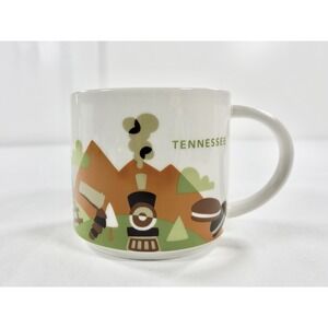 New Starbucks Tennessee You Are Here Collection Coffee Mug Cup 14 oz YAH 2014